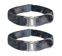 Seeking Wind by the Cloudy Ravine Adjustable Pet Collar for Small Medium Large Dogs & Cats, Reflective Strip for Night Safety, Soft Comfort Pad