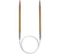 Seeknit Circular Knitting Needles, Bamboo, Beige, 140 cm x 8 mm