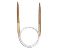 Seeknit Circular Knitting Needles, Bamboo, Beige, 50 cm x 7 mm
