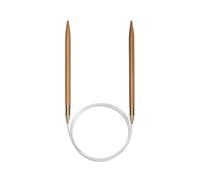 Seeknit Circular Knitting Needles, Bamboo, Beige, 74 cm x 6.5 mm