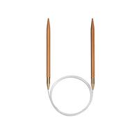 Seeknit Circular knitting needles, Bamboo, beige, 80 cm x 6.5 mm