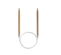 Seeknit Circular Knitting Needles, Bamboo, Beige, 80 cm x 9 mm
