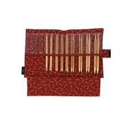 Seeknit Circular Knitting Needles Set, Bamboo, Blue, Mittelgroße/Große