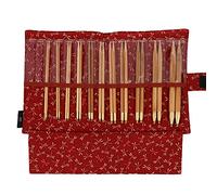 Seeknit Circular Knitting Needles Set, Bamboo, red, Standard