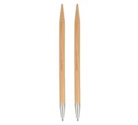 Seeknit Curve M2 Interchangeable Knitting Needle Tip - Lightweight Tip for Knitting Projects, Bamboo, 12.5cm x 6.00mm - 2 Pieces