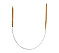 Seeknit KA06090 Bamboo Circular Knitting Needles Brown 23cm x 5mm