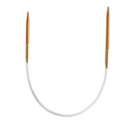 Seeknit KA06091 Bamboo Circular Knitting Needles, Brown, 23 cm x 5.5 mm