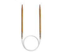 Seeknit KA06313 Bamboo Circular Knitting Needles Beige 100cm x 5mm