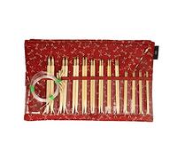 Seeknit Circular Knit Set, Bamboo, red, Standard