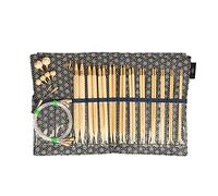 Seeknit KA57826-01 Circular Knitting Set, Bamboo, Blue, Standard