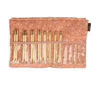 Seeknit KA57828-03 Bamboo Circular Knitting Set, Pink, Medium/Large