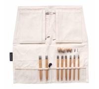 Seeknit Koshitsu First Interchangeable Needle Set-Bamboo Tip, for Knitting or Crocheting Projects, White, 10cm