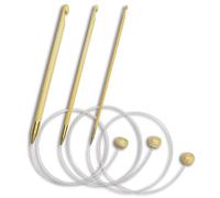 Seeknit - Seeknit (50cm, 4.50mm) Flexible Afghan Crochet Hook - 1 Unit