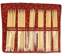 Seeknit - Seeknit Shirotake Red (20cm) Double-Pointed Needle Set Large Size - 1 Piece