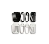 Seeknit - Seeknit White - Black Memoric Stitch Markers - 1 Unit