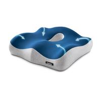 seeknow Ultimate Comfort Memory Foam Donut Cushion - Tailbone Pain Relief, Hemorrhoid Pillow, Postpartum Support, and More - Extra Large Size for Office Chair, Car, and Home Seating