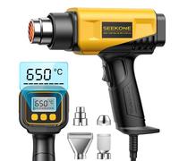 SEEKONE 2000W Heat Gun with LCD Digital Display Compact Design for Crafts