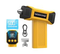 SEEKONE 7.2V Cordless Heat Gun, Mini Hot Air Gun Variable Temp 100℃-500℃