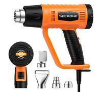 SEEKONE Heat Gun 2000W Professional Heavy Duty Hot Air Gun Kit 400℃ & 600℃