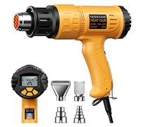 SEEKONE Professional Heat Gun 2000W 50-600℃ with Large Digital LCD Display