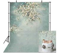 SeekPro 3x5ft Spring Easter Thin Vinyl Vintage Classic Children New Born Baby Shower Floral Photography Backdrop Printed Photography Studio Portrait Photo Background P0001a