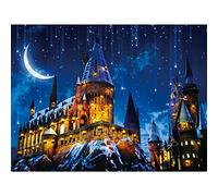 SeekPro Witch Wizard School Magic Castle Backdrop Photography Halloween Night Moon Background Sorcerer Party Banner Decors for Child Kid Portrait Photo Booth Prop 8x6ft