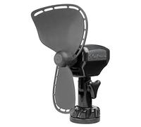 SEEKR Ultimate, 747DCBCS, Direct Wire 12V Compact Grill-less, Easy to Clean, 2-Speed Cabin Fan, 150/200 CFM 5.25" x 2.5" x 8.0", Black