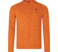 Seeland Active L/S T shirt Hi vis orange Anti odour treatment, Printed logo at