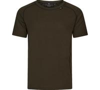 Seeland Apex Merino T shirt Pine green Temperature regulating, Flatlock comfor