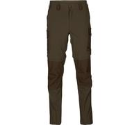 Seeland Birch Zip-Off Trousers | Professional Hunting Clothes & Equipment | Scandinavian Quality Made to Last | Light Pine Green/Demitasse Brown, 33"/54