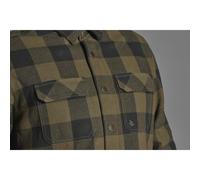 Seeland Canada shirt Green check 60 gram quilted lining, two front pockets