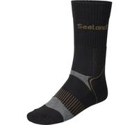 Seeland Field Coolmax Sock 2-Pack Ankle Boot Socks - Black/Dark Grey