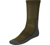 Seeland Field Sock - 3Pack Pine Green/Dark Grey Durable cotton/polyester blend for everyday use, Moisture control