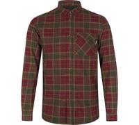 Seeland Glen Flannel Shirt Red forest check