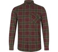 Seeland Men's Glen Flannel Shirt Red Forest Check Men's Country Hunting Shooting
