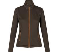 Seeland Emily fleece Women Dark brown Full zip, Zipped front pockets