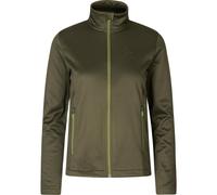 Seeland Emily fleece Women Pine green Full zip, Zipped front pockets