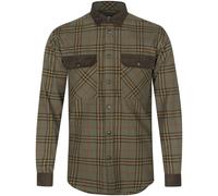 Seeland Mens Banff Cotton Shirt Grape Leaf Terracotta Check Size Small To 3XL