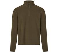 Seeland Mens Benjamin Half Zip Fleece Pine Green Dark Brown Size Small To 3XL