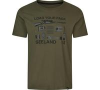 Seeland Mens Packing Short Sleeved T Shirt Grape Leaf Green Sizes Small To 4XL