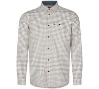 Seeland Oxford Shooting Shirt Grape Leaf Terracotta Brown Check Small To 4XL