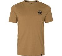 Seeland Saker T shirt Antique Bronze Melange Printed artwork