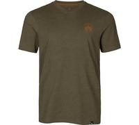 Seeland Saker T-Shirt | Professional Hunting Clothes & Equipment | Scandinavian Quality Made to Last | Pine Green Melange, XL