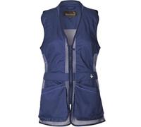 Seeland Skeet II Lady waistcoat Patriot blue Outer material is 48% Cotton/52%