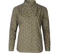 Seeland Skeet Lady shirt Olive feather Contemporary female fit, Action pleat f