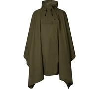 Seeland Taxus rain poncho Pine green Thin and light weight fabric, Adjustable