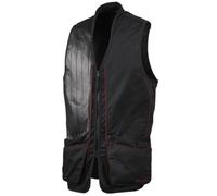 Seeland Tournament waistcoat Black Large Pockets, Flexible leather reinforceme