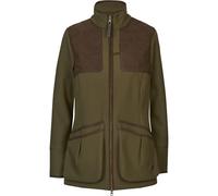 Seeland Wenlock Faye Jacket Light Pine - Stretchable softshell bonded with fleece lining, Inside recoil pad pockets left and right side