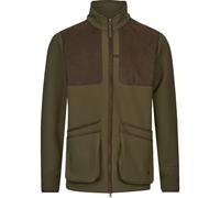 Seeland Wenlock Jacket Light Pine - Stretchable softshell bonded with fleece lining, Inside recoil pad pockets left and right side