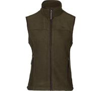 Seeland Woodcock Ivy Fleece Waistcoat Pine green melange fleece., Trimming wit